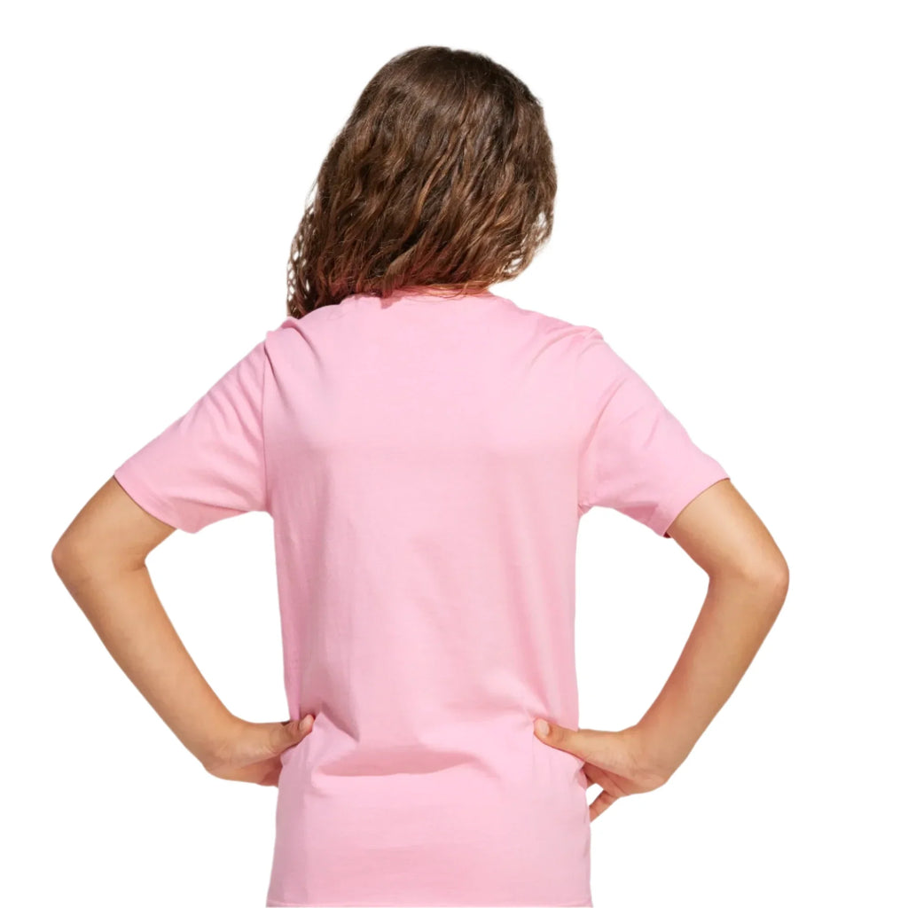 Adidas Youth Messi T-Shirt-Pink product image 2, provided for visual reference and product detail review