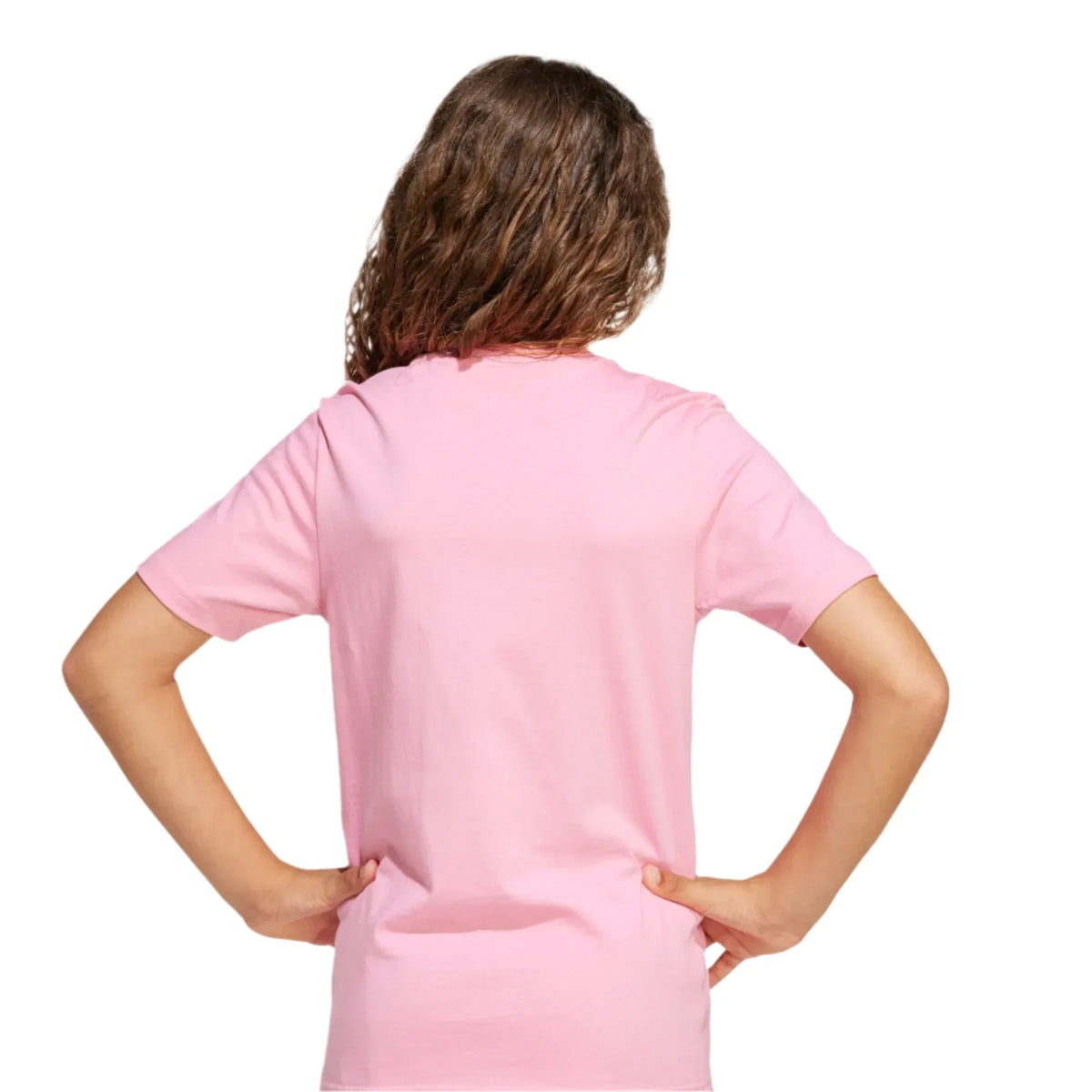 Adidas Youth Messi T-Shirt-Pink product image 2, provided for visual reference and product detail review