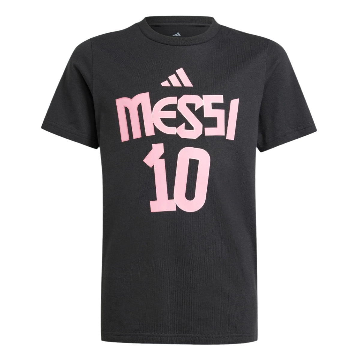 Adidas Youth Messi T-Shirt-Black product image 1, provided for visual reference and product detail review
