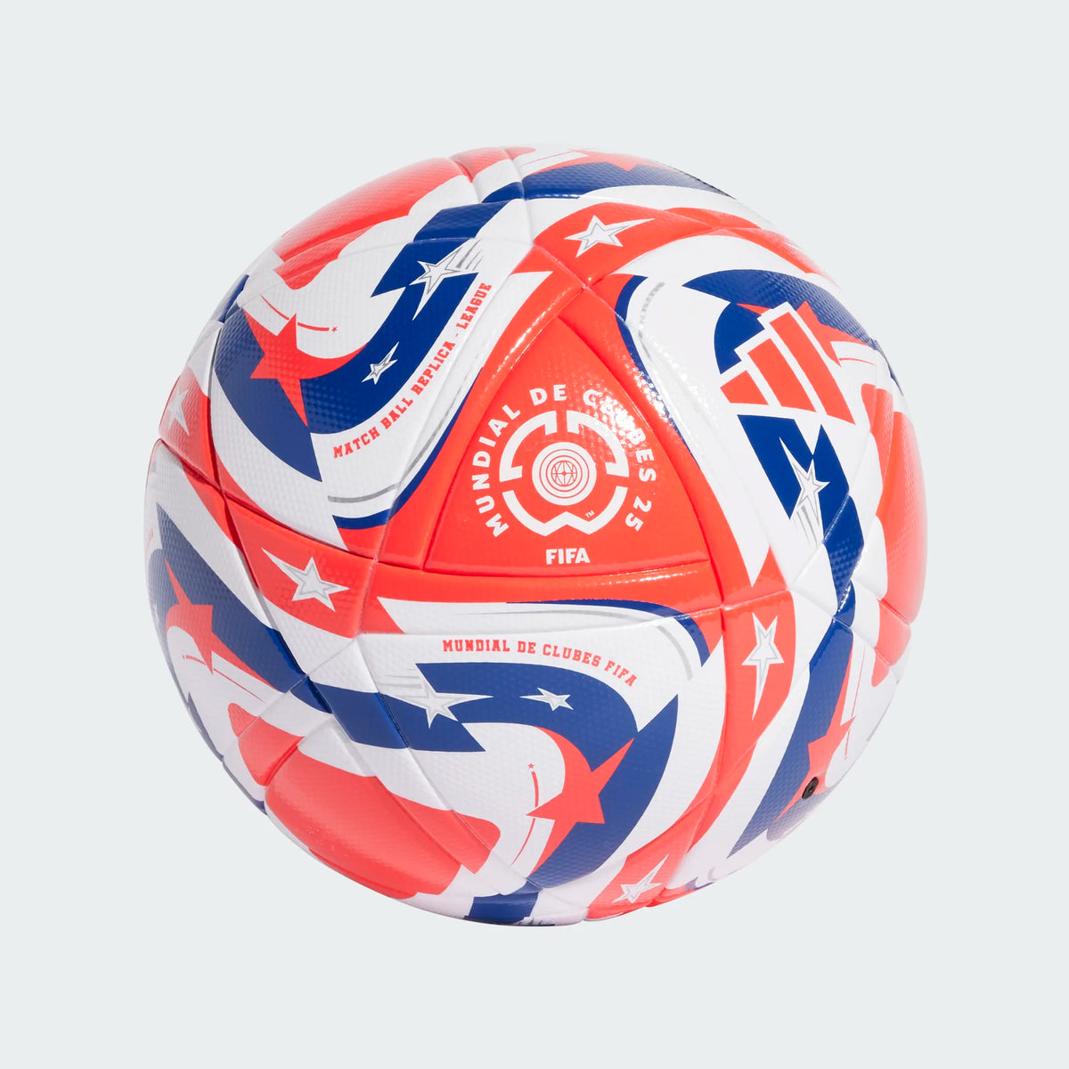 Adidas FCWC Mundial de Clubes League Soccer Ball - White/Lucid Red product image 2, provided for visual reference and