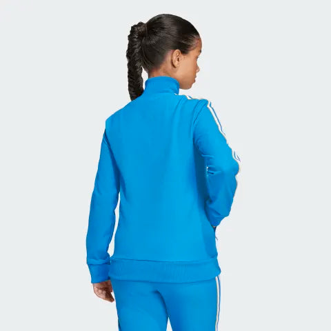 Adidas Youth Real Madrid Track Jacket - Blue/White product image 4, provided for visual reference and product detail review