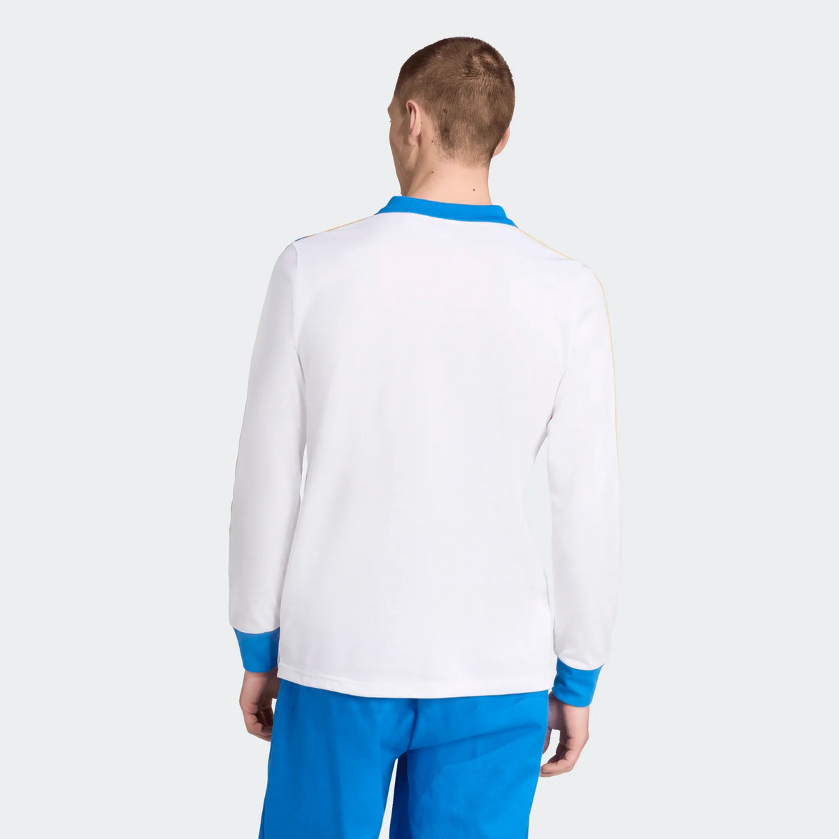 Adidas Real Madrid Real Icon Long Sleeve Polo Shirt product image 2, provided for visual reference and product detail review
