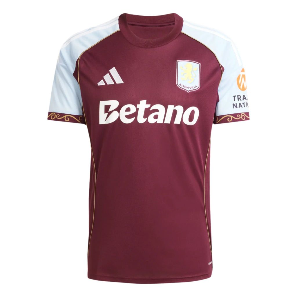Adidas Men Aston Villa FC Home Stadium Jersey 25/26 product image 1, provided for visual reference and product detail review