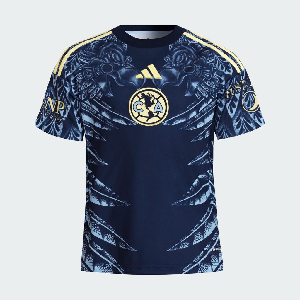 Adidas Youth Club América Stadium Away Soccer Jersey 25/26 product image 1, provided for visual reference and product detail