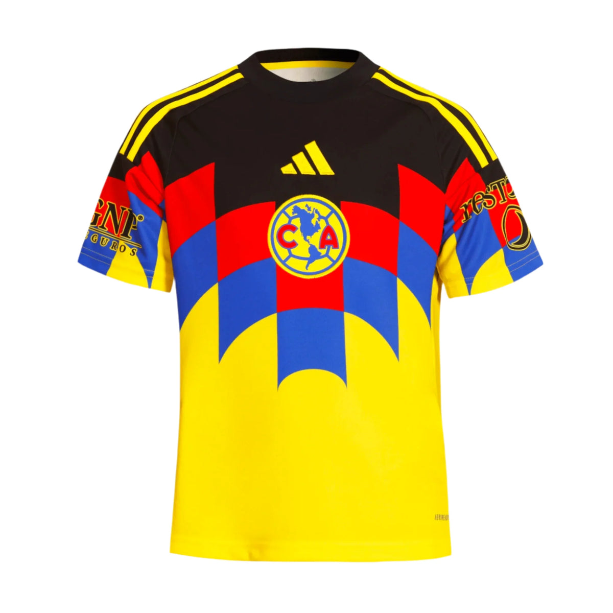 Adidas Youth Club América Stadium Home Soccer Jersey 25/26 product image 1, provided for visual reference and product detail