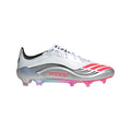 Adidas F50 Messi Elite FG/MG-WHITE/LUCID RED/METALLIC product image 1, provided for visual reference and product detail
