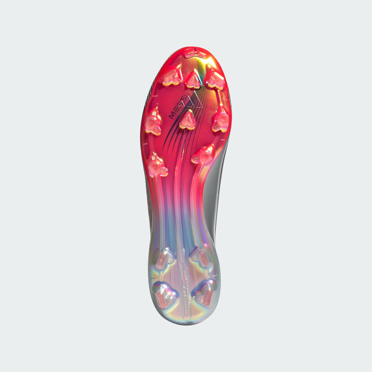 Adidas F50 Messi Elite FG/MG-WHITE/LUCID RED/METALLIC product image 6, provided for visual reference and product detail