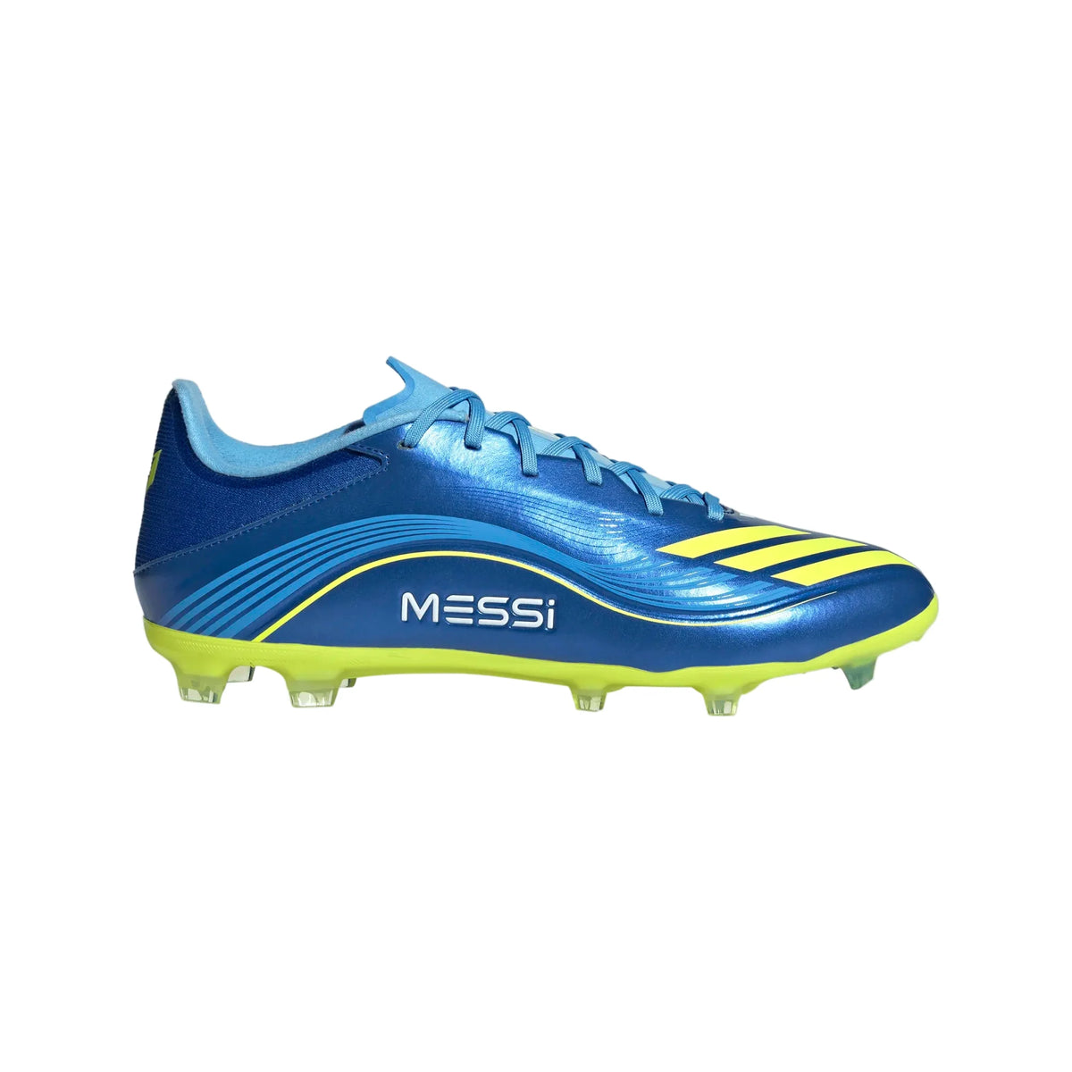 Adidas Messi F50 League FG/MG-ROYBLU/SYELLO/SEBLBU product image 1, provided for visual reference and product detail review