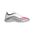 Adidas Messi F50 League TF-White/Lucid Red/Metallic product image 1, provided for visual reference and product detail review
