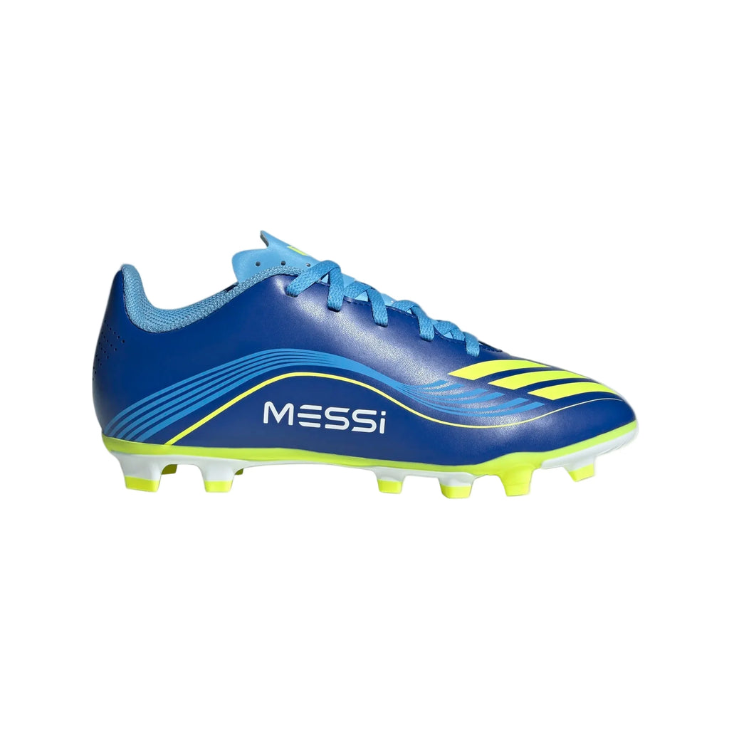 Adidas JR Messi F50 Club FXG FG/MG-ROYBLU/SYELLO/SEBLBU product image 1, provided for visual reference and product detail