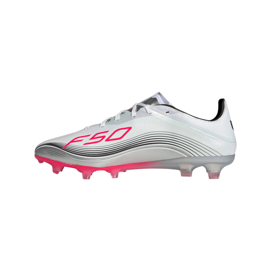 Adidas F50 Messi Pro FG/MG-Cloud White / Core Black / Gold Metallic product image 2, provided for visual reference and