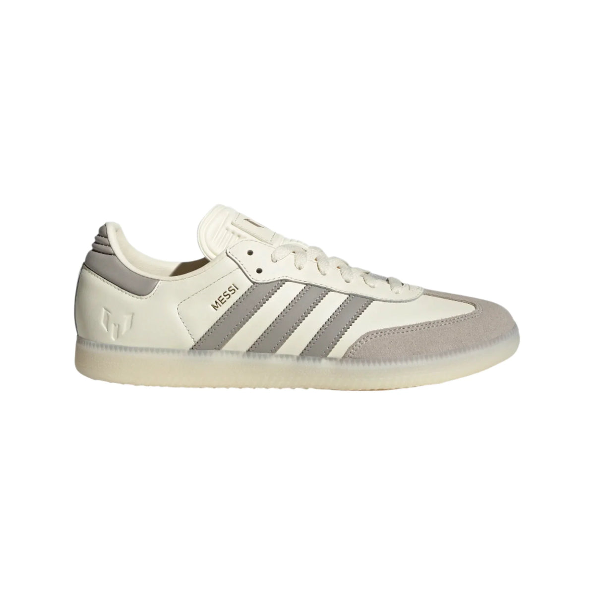 Adidas Messi Samba-Cream/Light Brown product image 1, provided for visual reference and product detail review