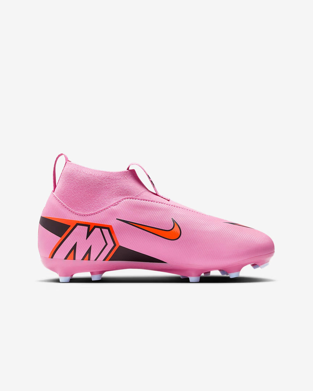 Nike Jr. Mercurial Superfly 10 Academy MG-MAGIC FLAMINGO/BLACK product image 1, provided for visual reference and product