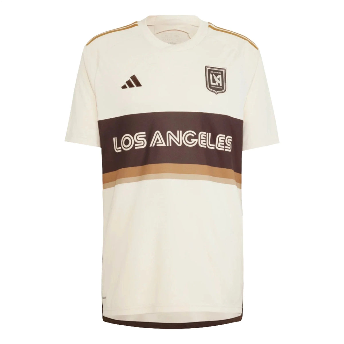 Adidas Men LAFC Archive Replica Jersey 2024 - Tan product image 1, provided for visual reference and product detail review