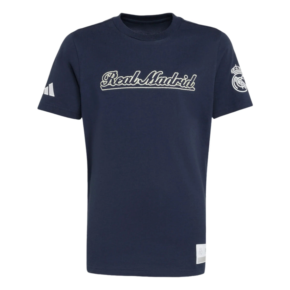 Adidas Youth Real Madrid Us Pack T-Shirt product image 1, provided for visual reference and product detail review