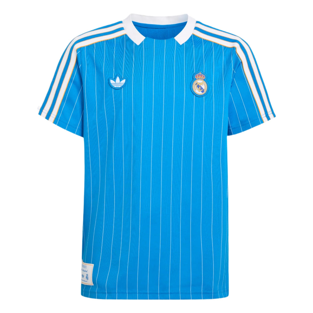 Adidas Youth Real Madrid Icon Jersey product image 1, provided for visual reference and product detail review