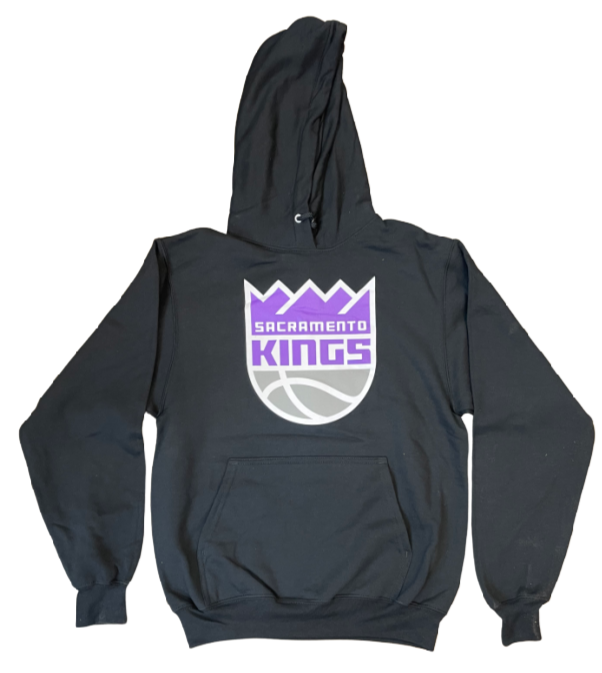 New Era Sacramento Kings Hoodie Black product image 1, provided for visual reference and product detail review