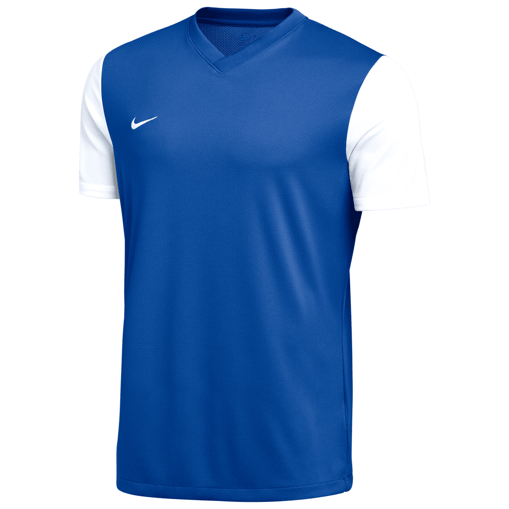 Nike Men Dri-Fit Short Sleeve Tiempo Premier II Jersey - Game Royal/White product image 1, provided for visual reference and