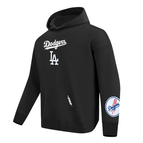 Pro Standard Men Los Angeles Dodgers Wingspan Pullover Hoodie-Black product image 4, provided for visual reference and