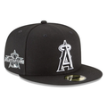 New Era Los Angeles Angels Side Patch 2010 All-Star Game 59fifty Fitted Hat-Black/White product image 1, provided for visual