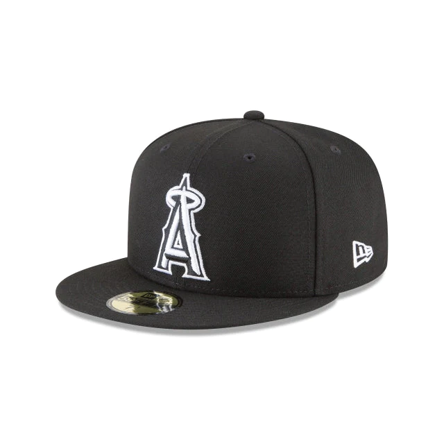 New Era Los Angeles Angels Side Patch 2010 All-Star Game 59fifty Fitted Hat-Black/White product image 3, provided for visual