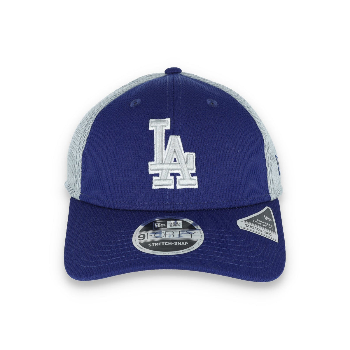 New Era Los Angeles Dodgers Outline 9FORTY Stretch-Snap Hat product image 2, provided for visual reference and product