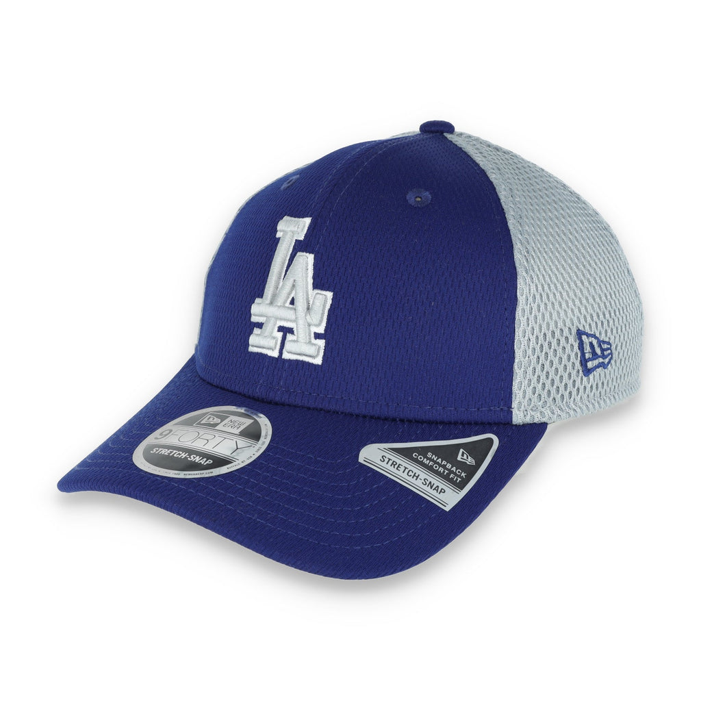 New Era Los Angeles Dodgers Outline 9FORTY Stretch-Snap Hat product image 3, provided for visual reference and product