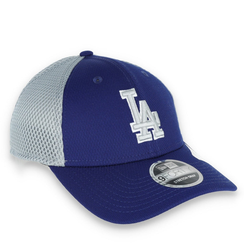 New Era Los Angeles Dodgers Outline 9FORTY Stretch-Snap Hat product image 1, provided for visual reference and product