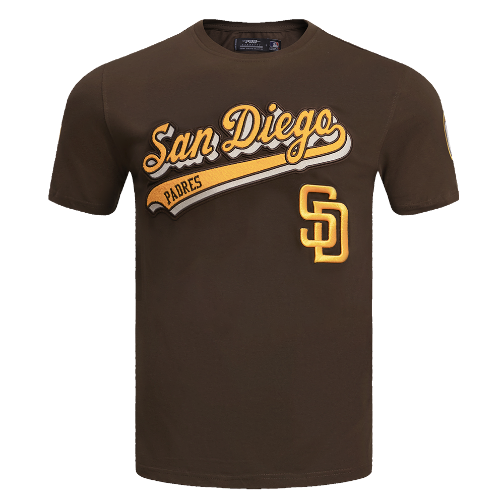 San Diego Padres Pro Standard Script Tail Tee Brown product image 1