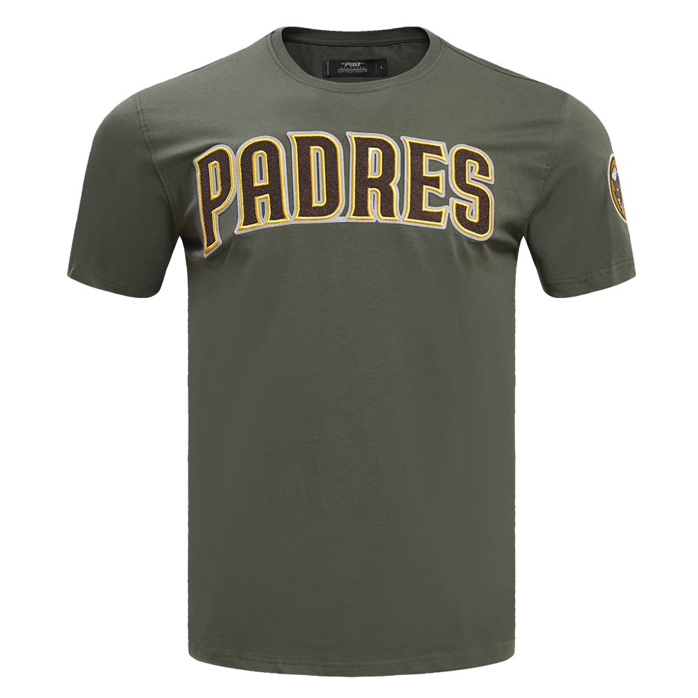 San Diego Padres Pro Standard Logo Team Shirt Olive product image 1