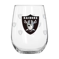 Logo Brands Las Vegas Raiders 16oz Satin Etch Curved Beverage Glass product image 1, provided for visual reference and