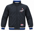 New Era Men Los Angeles Dodgers Throwback Nylon Full- Zip Jacket product image 1, provided for visual reference and product