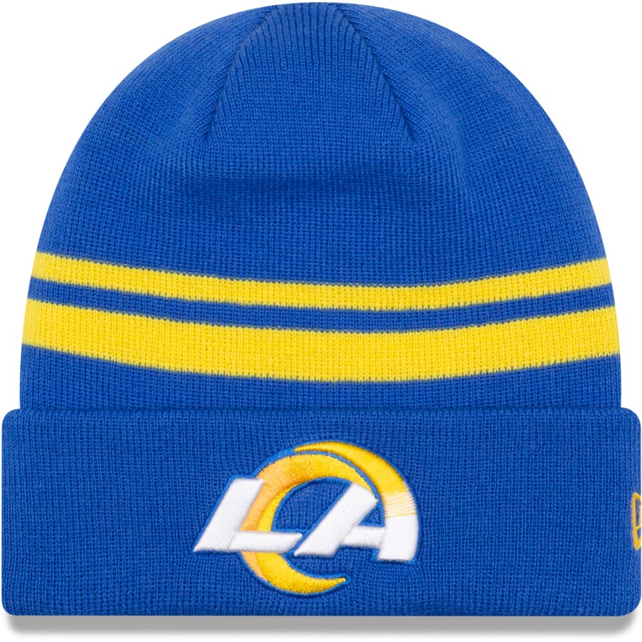 Los Angeles Rams New Era Royal Cuffed Knit Hat product image 1