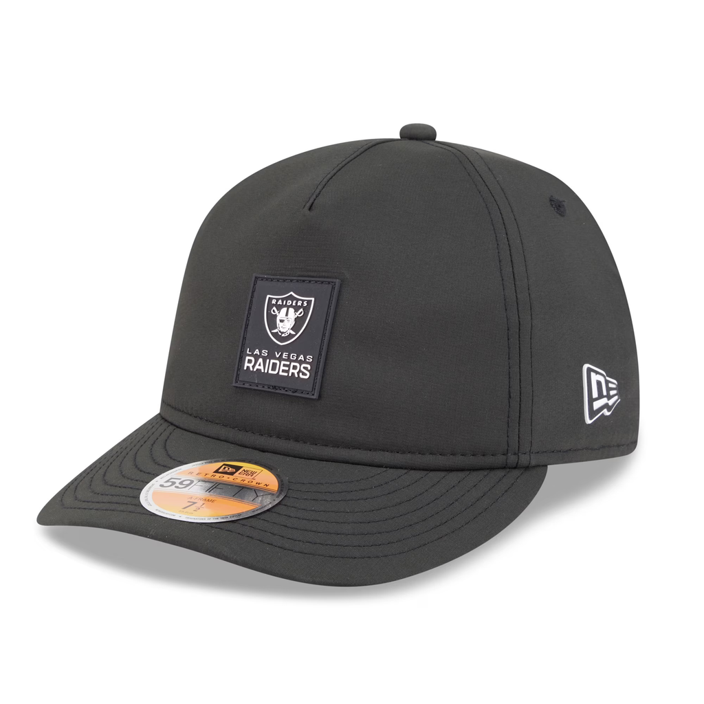 New Era Las Vegas Raiders Performance Retro Crown A-Frame ON-FIELD Sideline 59FIFTY Fitted Hat-Black product image 3,