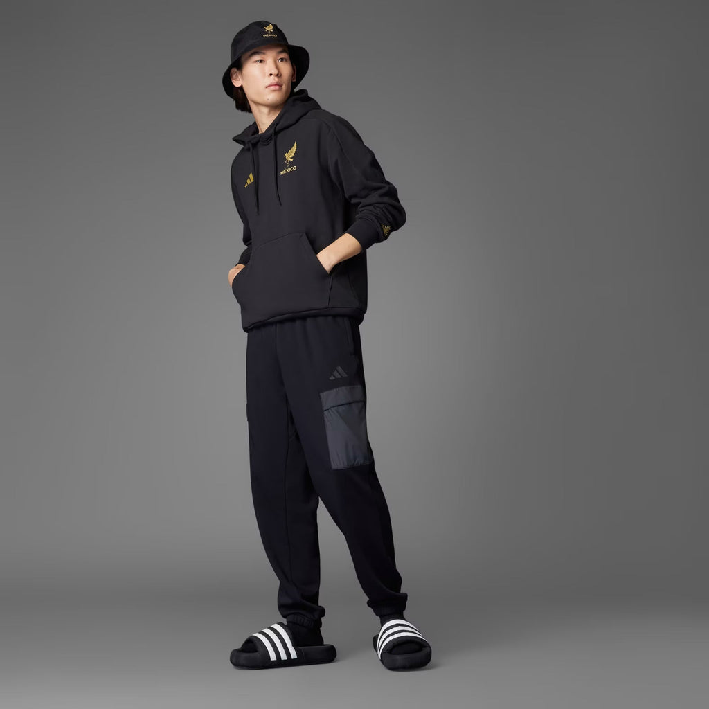 Adidas Mexico FMF DNA Hoodie-Black/Gold product image 7, provided for visual reference and product detail review