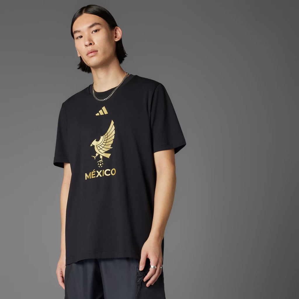 Adidas Mexico FMF DNA T-Shirt-Black product image 3, provided for visual reference and product detail review