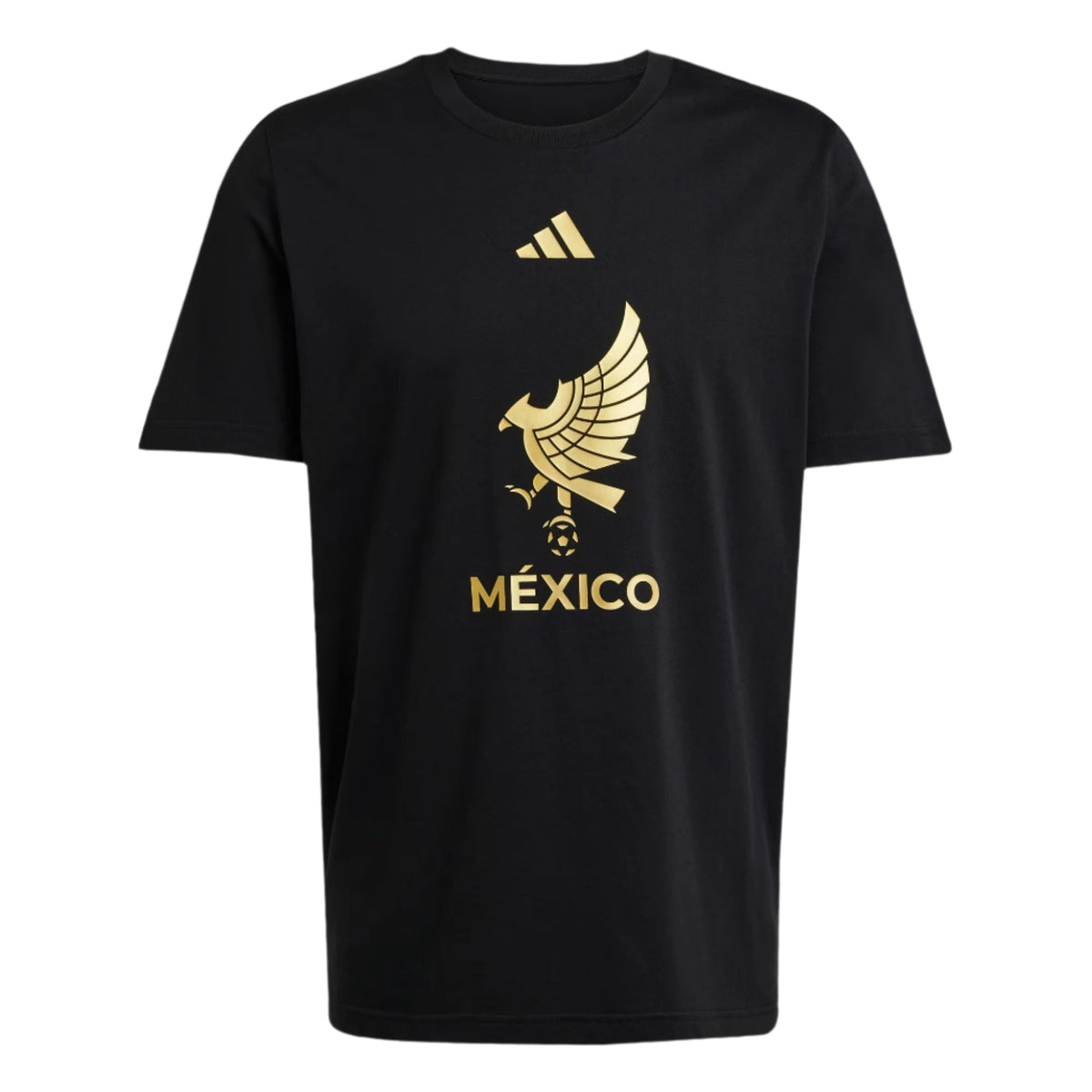 Adidas Mexico FMF DNA T-Shirt-Black product image 1, provided for visual reference and product detail review