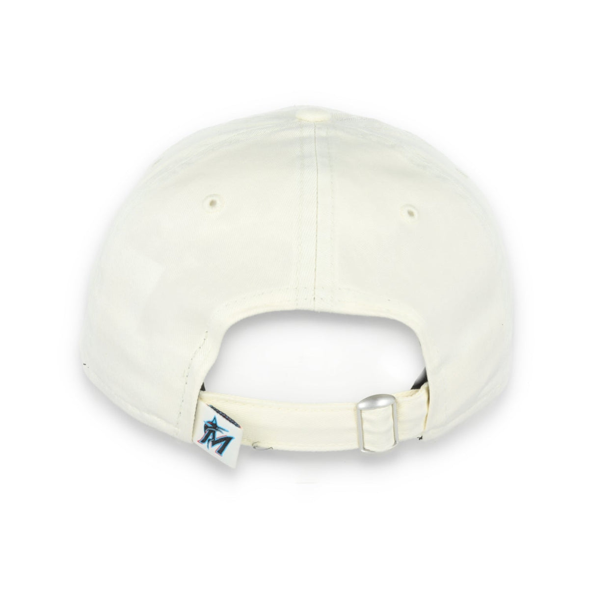 New Era Miami Marlins Core Classic 2.0 9Twenty Adjustable Hat-Ivory product image 4, provided for visual reference and
