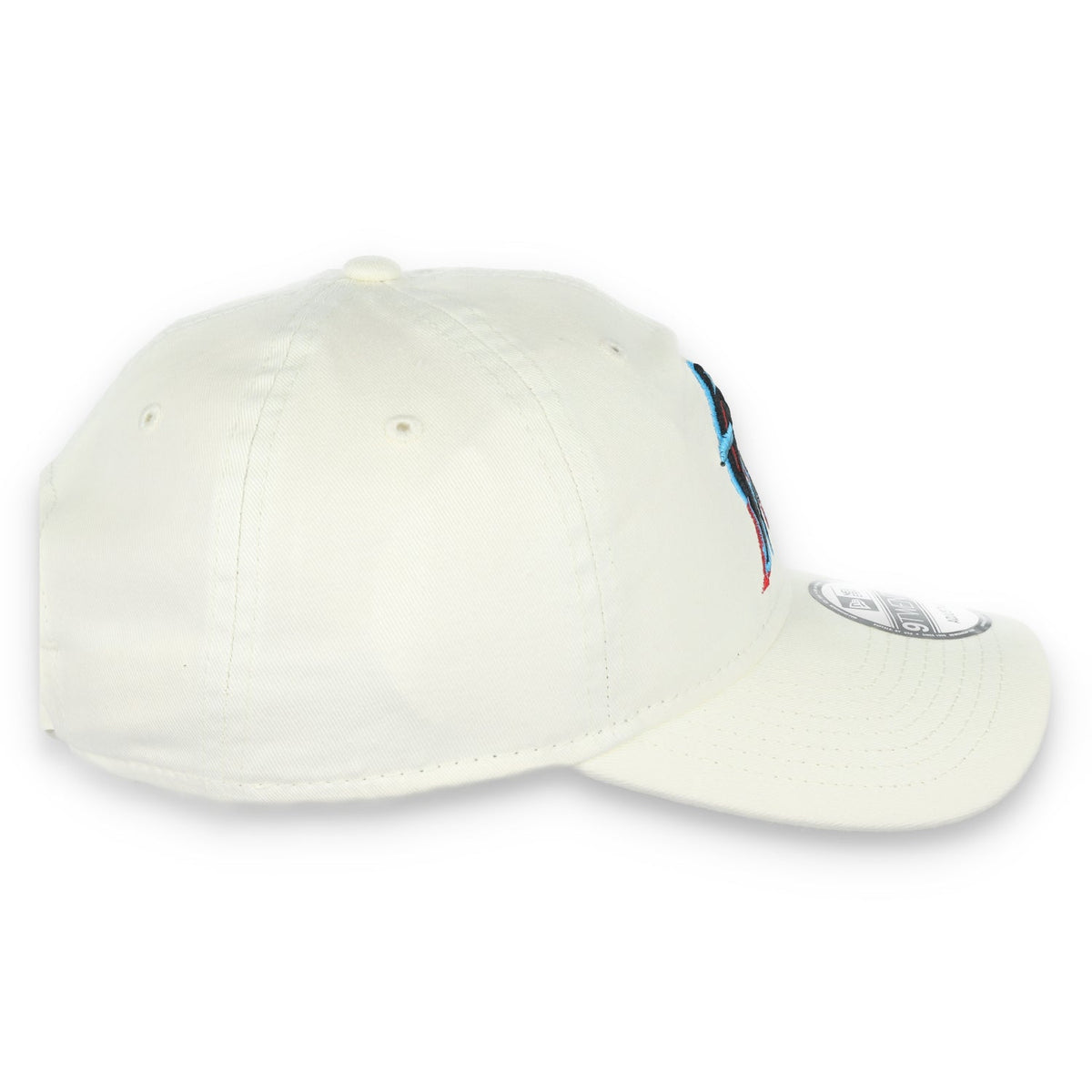 New Era Miami Marlins Core Classic 2.0 9Twenty Adjustable Hat-Ivory product image 3, provided for visual reference and