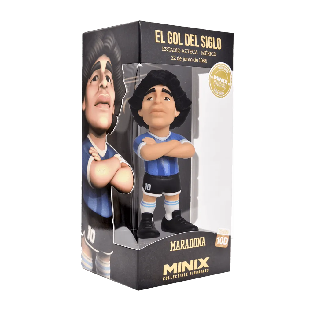 Minix 12CM "Maradona" Century Goal Limited Edition Collectible Figure product image 3, provided for visual reference and