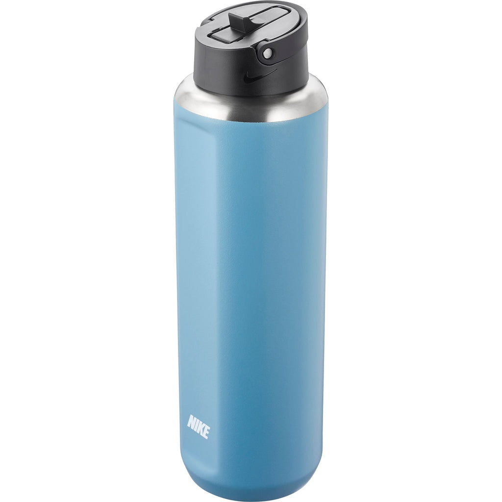 Nike Recharge Stainless Steel Straw Bottle (32 oz)-Cerulean/Black/White product image 3, provided for visual reference and