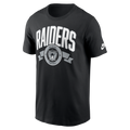 Nike Las Vegas Raiders Club Short Sleeve T-Shirt-Black product image 1, provided for visual reference and product detail
