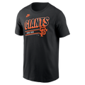 Nike San Francisco Giants Cooperstown Collection Retro T-Shirt-Black product image 1, provided for visual reference and