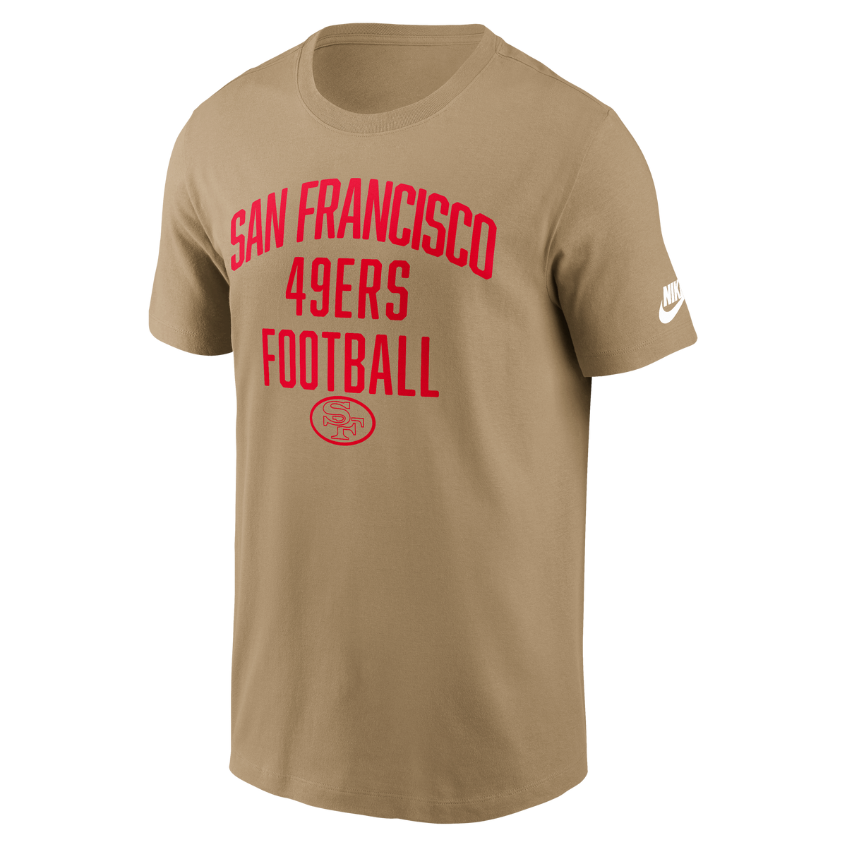 Nike San Francisco 49ers Club T-Shirt product image 1, provided for visual reference and product detail review