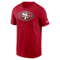 Nike Men San Francisco 49ers Logo T-Shirt-Red product image 1, provided for visual reference and product detail review