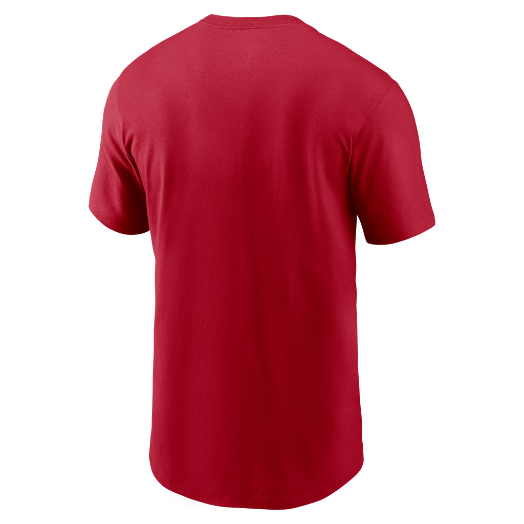 Nike Men San Francisco 49ers Logo T-Shirt-Red product image 2, provided for visual reference and product detail review