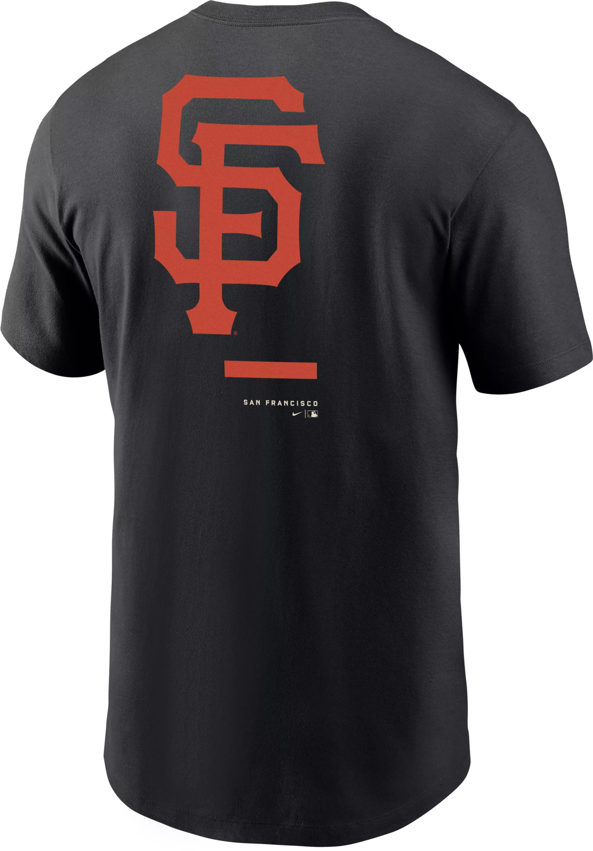 Nike Men San Francisco Giants Black Over Shoulder T-Shirt product image 2, provided for visual reference and product detail