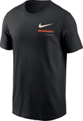 Nike Men San Francisco Giants Black Over Shoulder T-Shirt product image 1, provided for visual reference and product detail