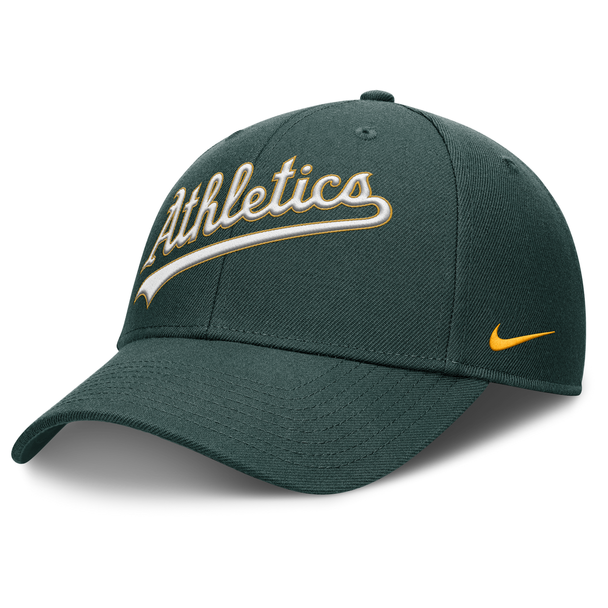 Nike Oakland Athletics RISE Snapback Hat product image 3, provided for visual reference and product detail review