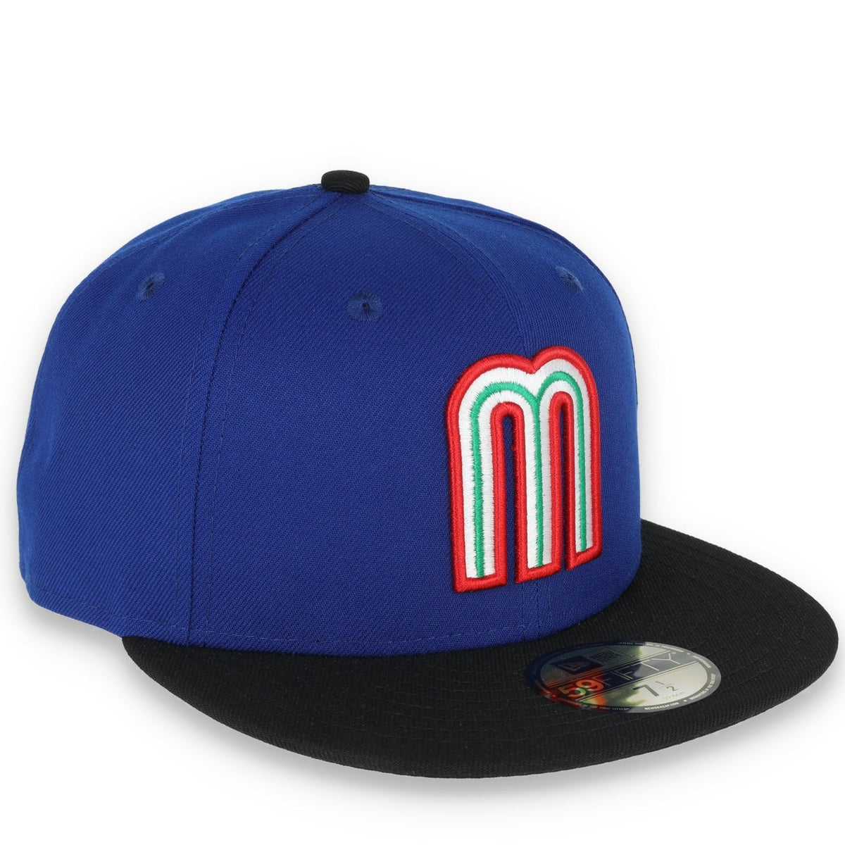 New Era Official Mexico Flag 59Fifty Fitted Hat product image 1, provided for visual reference and product detail review